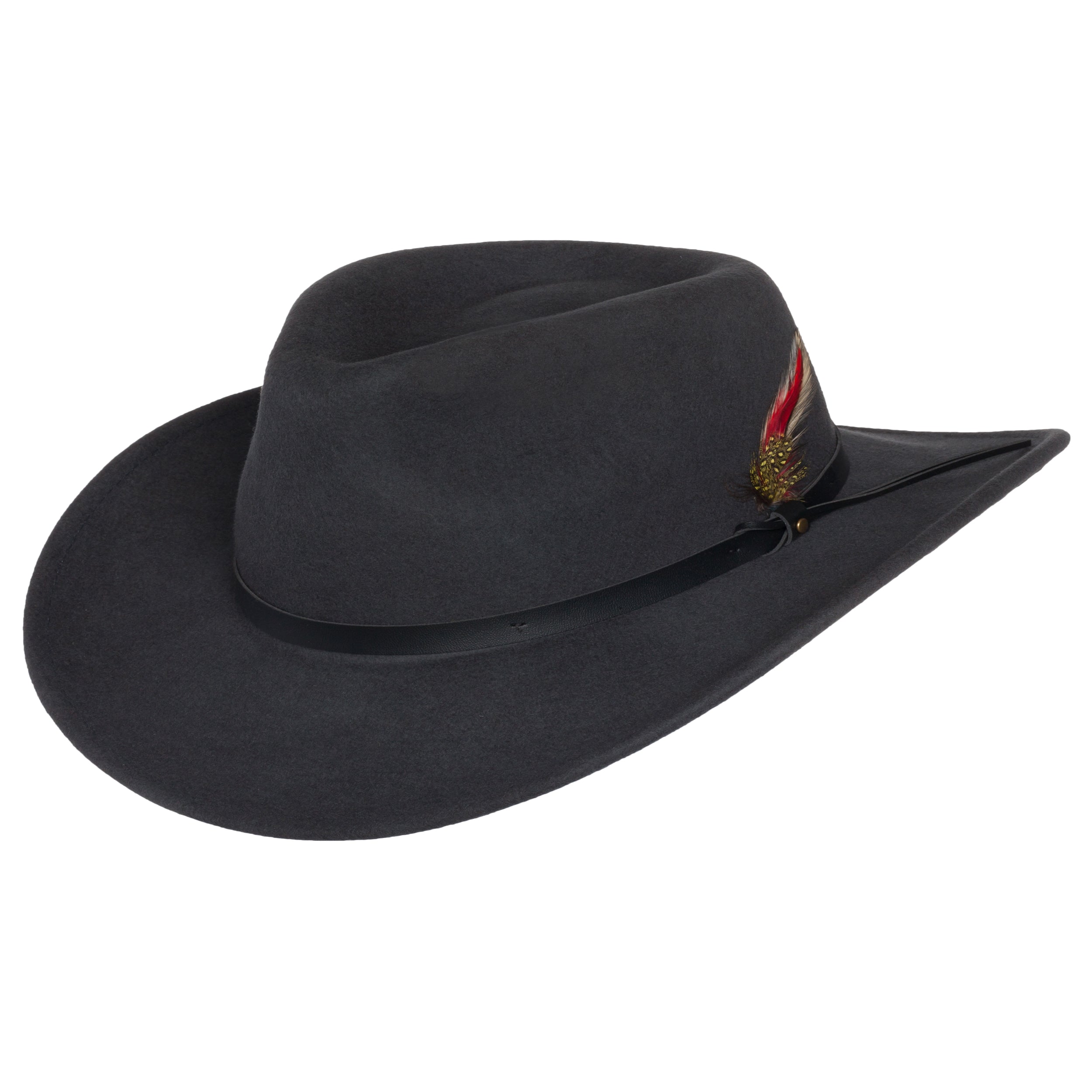 Scala Classico Men's Crushable Felt Outback Hat