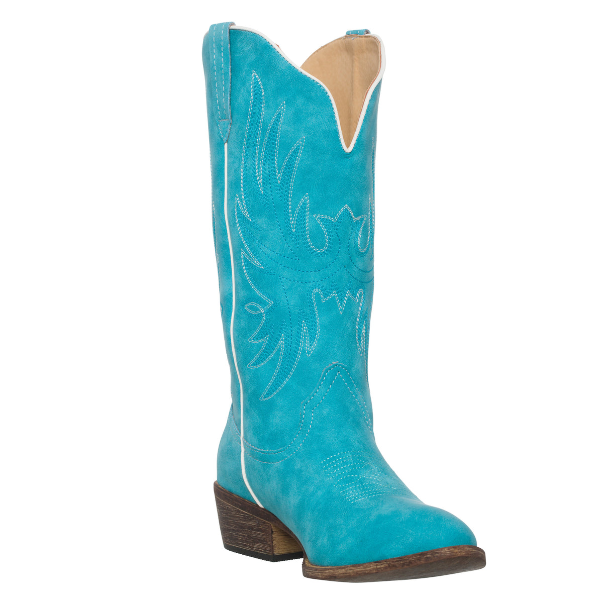 Women's Western Turquoise Cowboy Boot Cimmaron Country Round Toe by Si –  westernoutlets