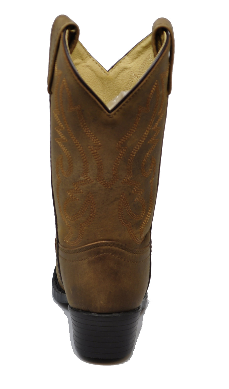 Smoky Mountain Childrens Denver Distressed Brown Leather Cowboy Boots