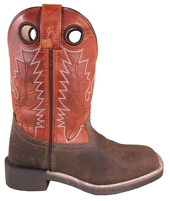 Smoky Mountain Boots Kid's Bronco Leather Western Boot