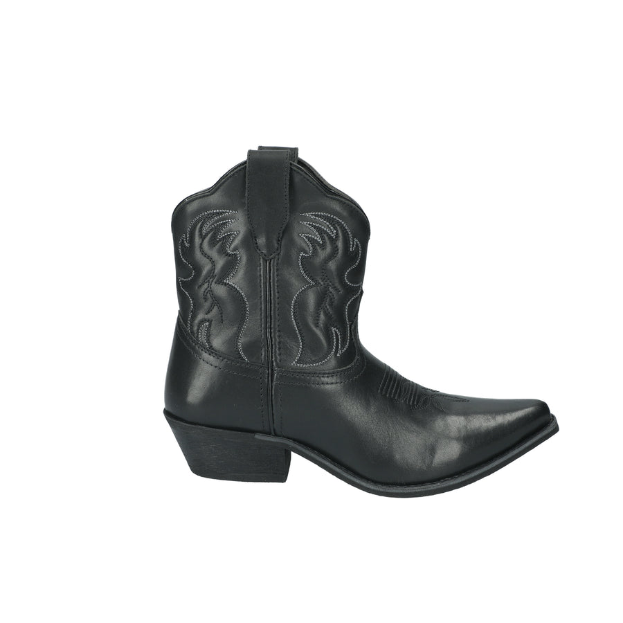 Women's Hailey Black Leather Western Boot