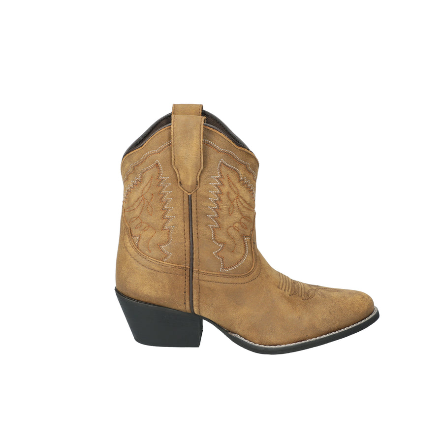 Women's Daisy Vintage Brown Leather Western Boot