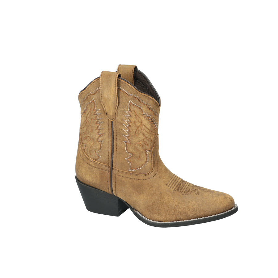 Women's Daisy Vintage Brown Leather Western Boot