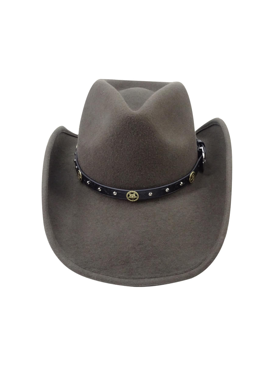 Western Hat Band for Cowboy Hats by Silver Canyon, Vegan Leather with –  westernoutlets