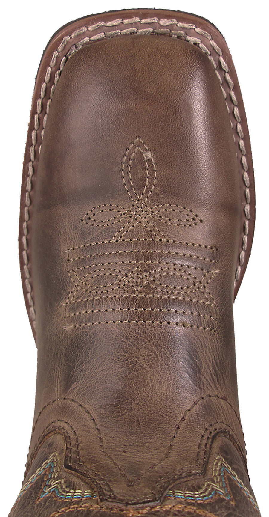 Smoky Mountain Boys Brown Distressed Jesse Square Toe Western Cowboy Boot