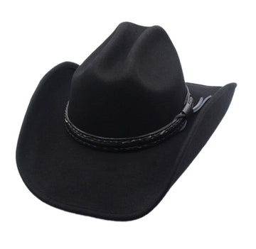 Men’s Wool Cowboy Hat Laramie Shapeable Western Felt Hats By Silver Canyon