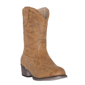 Children Western Kids Cowboy Boot | Monterey Tan for Boys and Girls by Silver Canyon