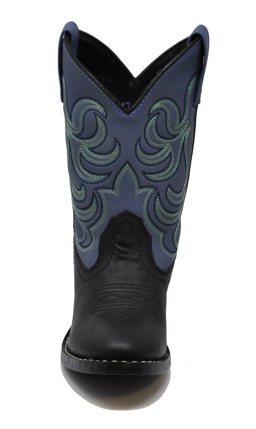 Smoky Mountain Boys Black/Blue Monterey Western Cowboy Boots - westernoutlets