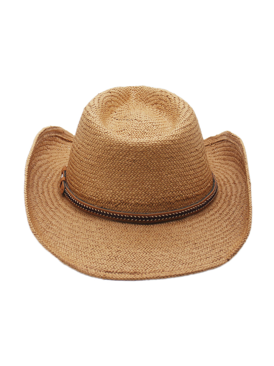 Silver Canyon Men's Phoenix Straw Shapeable Western Cowboy Sun Hat - Natural