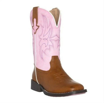 Children Western Cowboy Boot, Boys, Girls, Pink